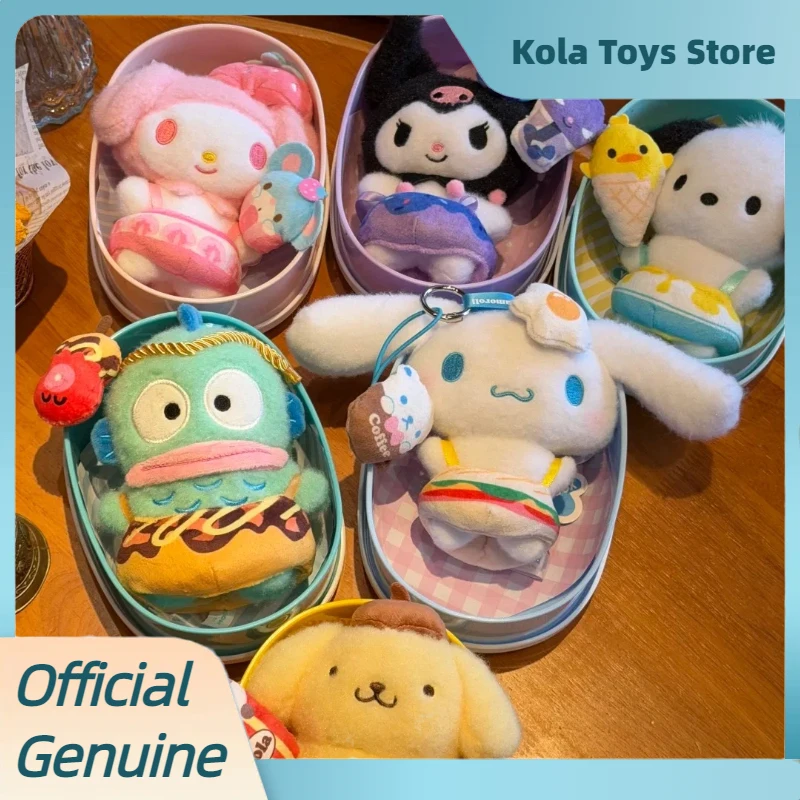 

Оригинальные игрушки-сюрпризы Sanrio Family Series: кавайная фигурка Куроми, подвеска для сумки, кукла, таинственная коробка, подарок для девочки на Новый год