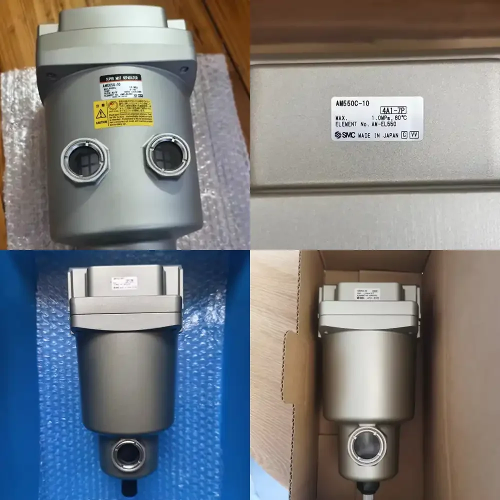 Filtro Separador de Niebla AM550C-10/AM850-20D-T de la Marca SMC, Nuevo, Original y Genuino, Producto de Alta Calidad