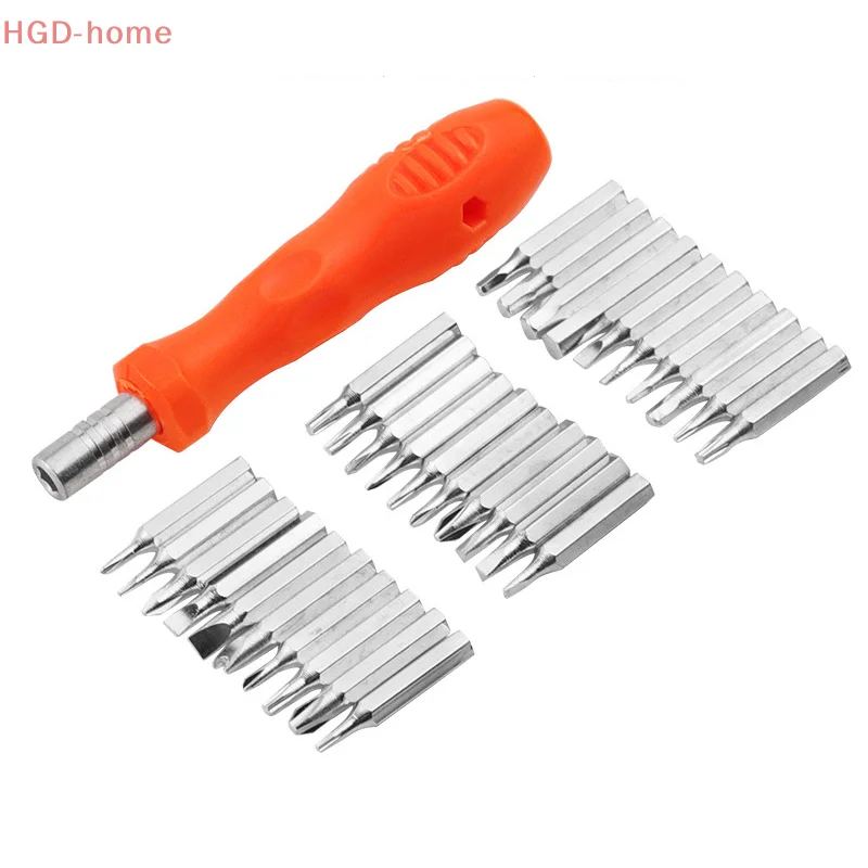 31 In 1 Screwdriver Kit Multi Functional Universal Screwdriver Set Manual Tools Detachable Anti Slip Handle Driver Screw Kit