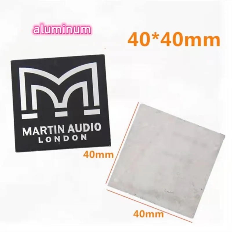 Martin Make All Kinds Plastic Aluminum Signage Sign LOGO Nameplate For Audio Amplifier Speaker Loudspeaker Horn