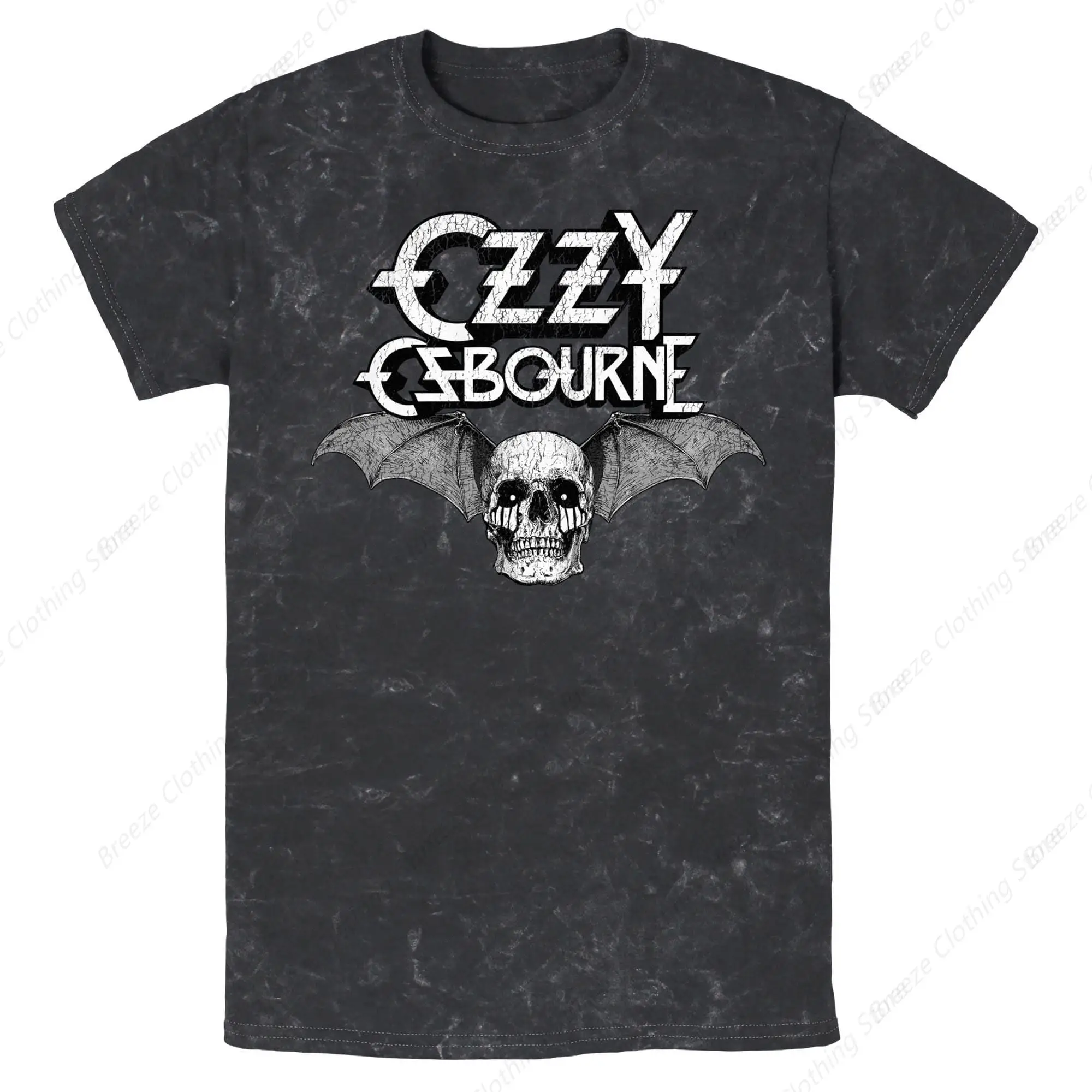 

Мужская футболка с логотипом Ozzy Osbourne и черепом
