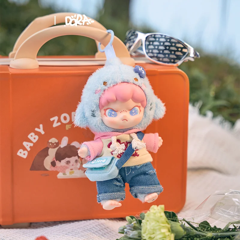 Original Dora Sharky Lala Girl Series Anime Action Figure Pendant Toy Collectible Doll Trendy Keyring Phone Backpack Anime Model