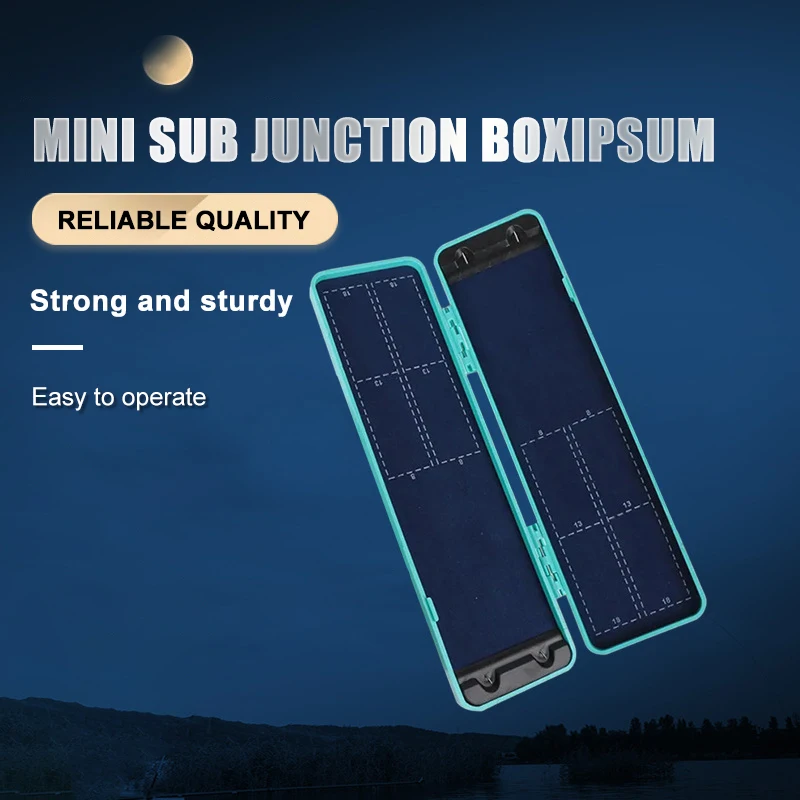 Mini Cable Box Simple Fishing Competitive Fishing Hook Storage Box  Fishing Black Pit