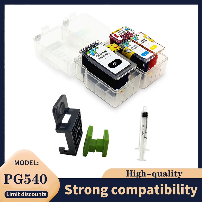 540 For Canon PG540 CL541 PG 540 XL CL 541 XL For Pixma MG3150 MG3250 MG3550 MG4250 Printer Smart Cartridge Refill Kit