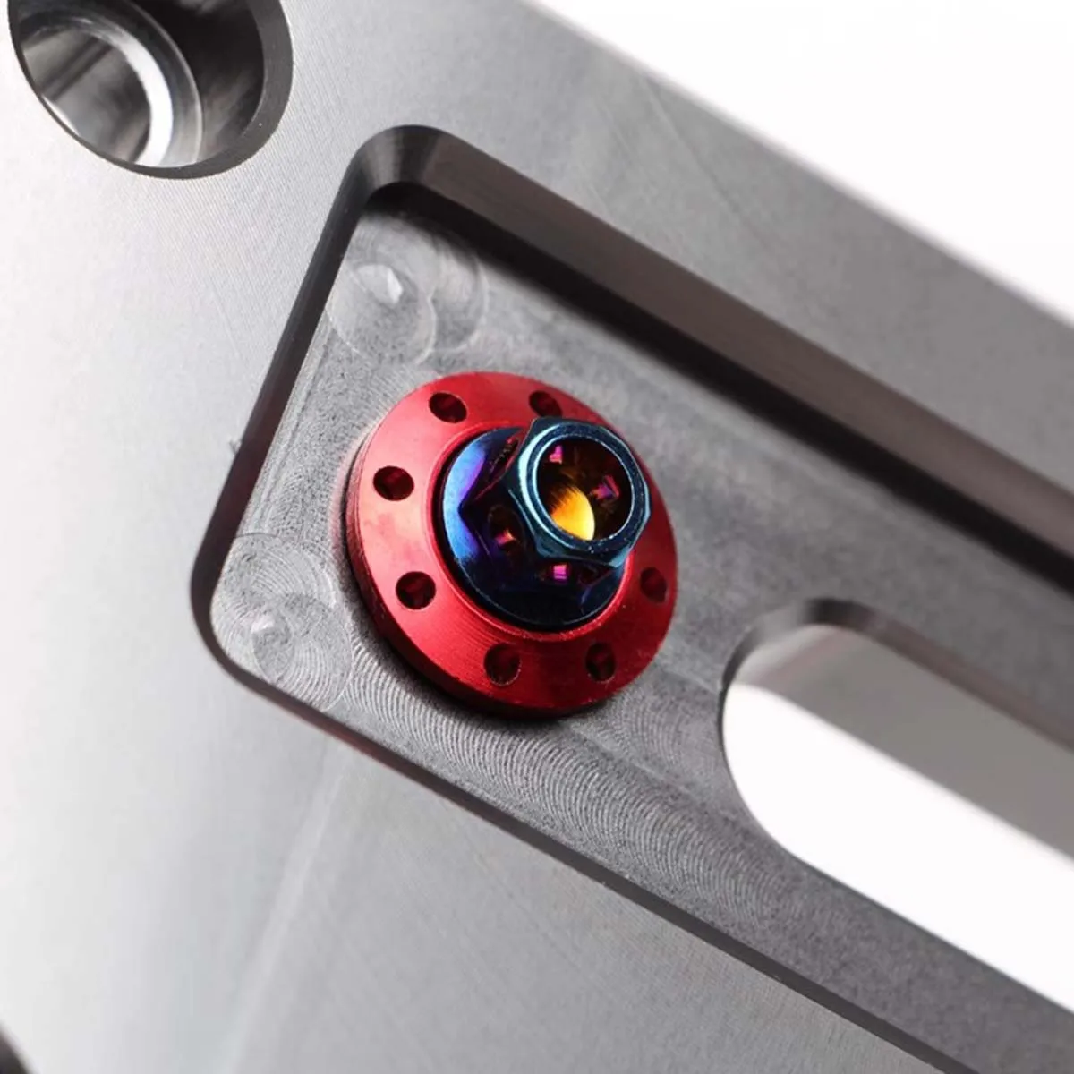 

Aluminum Alloy Hollow Flange Screw Gasket Color Fastening Reinforcement Anti Slip Tooth Accessory Decoration Modified CNC