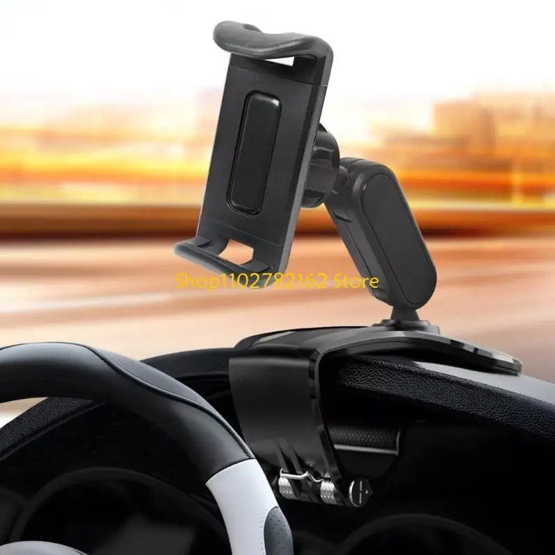 

547B Single Hand Operation Car Phone Cradle ABS Car Phone Stand Simple Installation