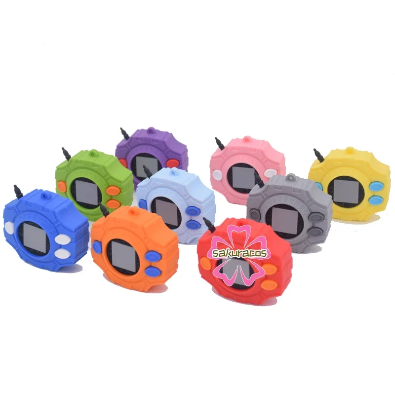 Digimon Adventure Digivice Action Figures During Keychain Taichi Yamato Sora Takeru Hikari Crest Model Cosplay Prop Collectible