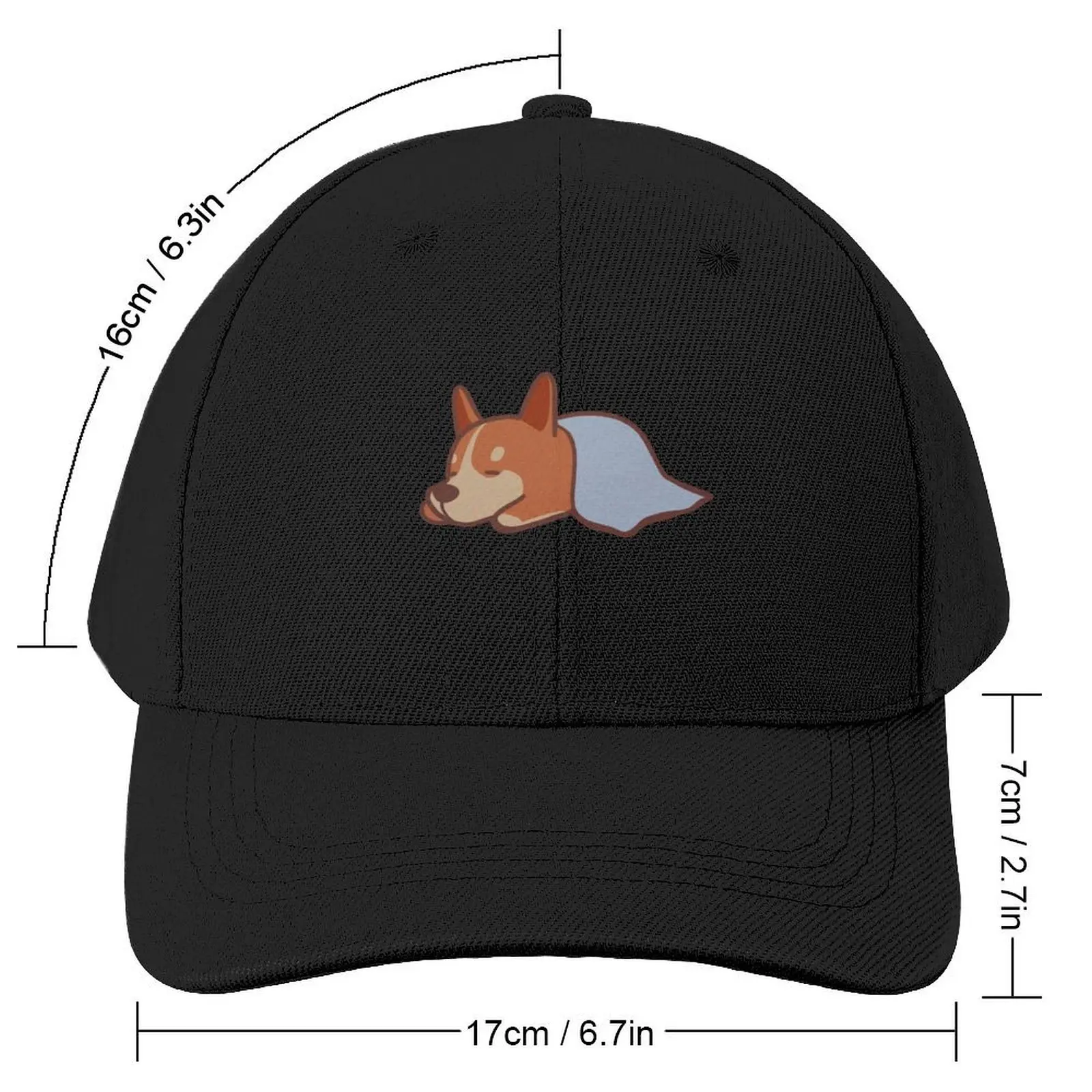 Sleepy Corgi Baseball Cap Rave Trucker Cap Icon Baseball For Men Women's