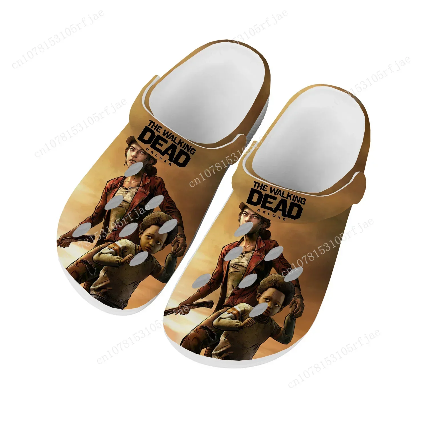 

The Walking Dead Home Clogs Cartoon Game Men Women Teenager Custom Fashion Built Water Shoes Garden Beach Hole Slippers Sandals