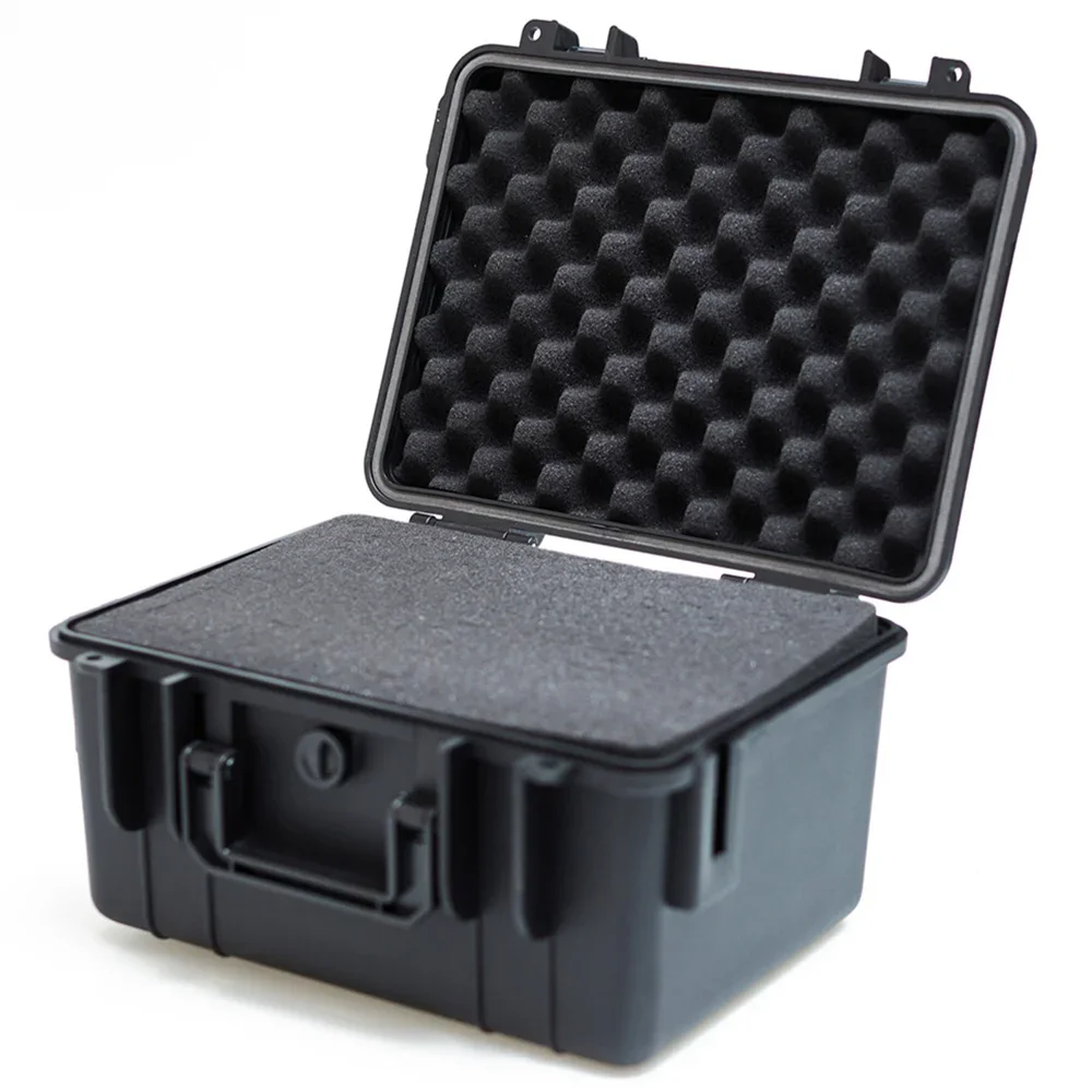 Large Size Safety Hard Tool Box Protective Waterproof Shockproof Tool Case Sealed Camera Drone Storage Case Equipment Dry Box