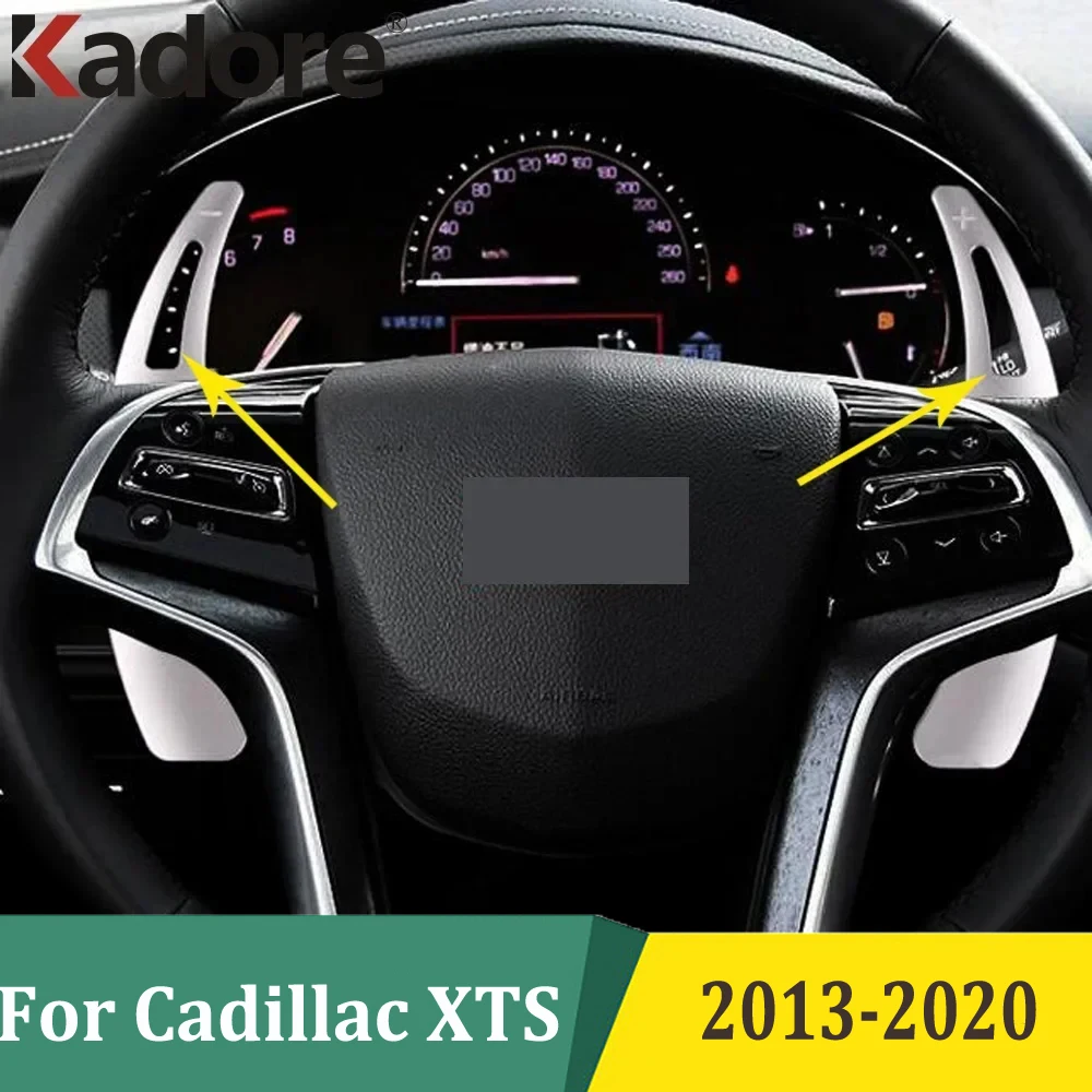 For Cadillac XTS 2013-2016 2017 2018 2019 2020 Steering Wheel Paddle Shift Gear Extension Shifter Car Accessories Aluminum