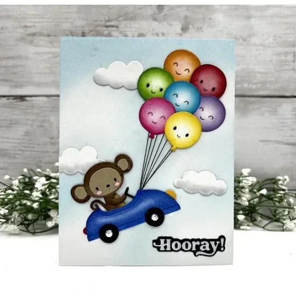 Piggy Craft Metall-Stanzformen, Schneidformen, Tier- und Auto-Dekoration, Scrapbook-Papier-Bastelset, Messerformen, Stanzschablonen