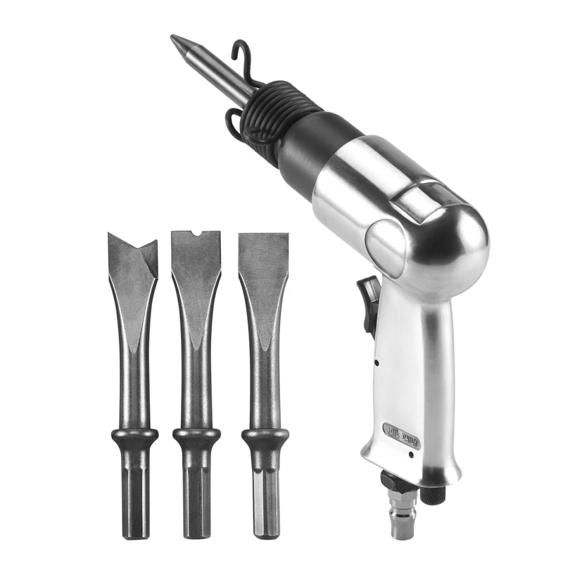 

Пневматический молоток-зубило ABVC 150 мм, промышленный, мощный, с прямой рукояткой