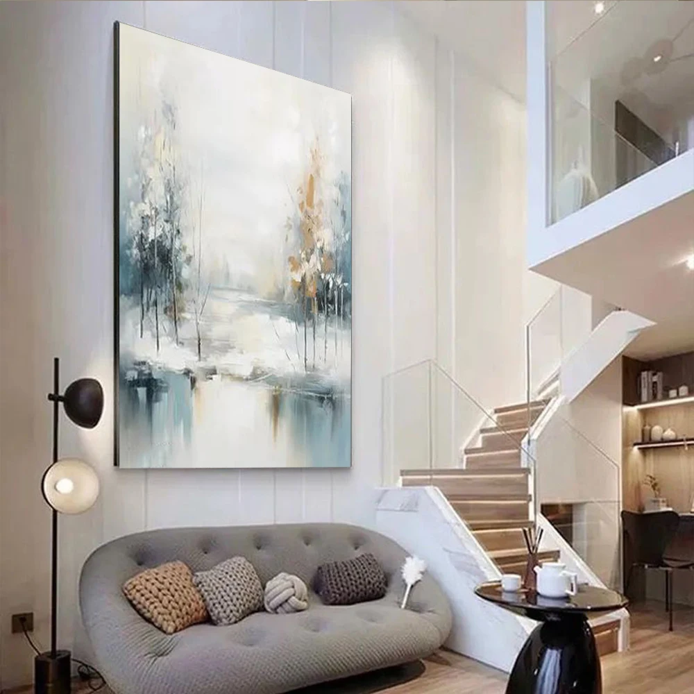 

100% hand drawn golden wings abstract oil painting original wall painting home living room decoration paint interior aesthetics