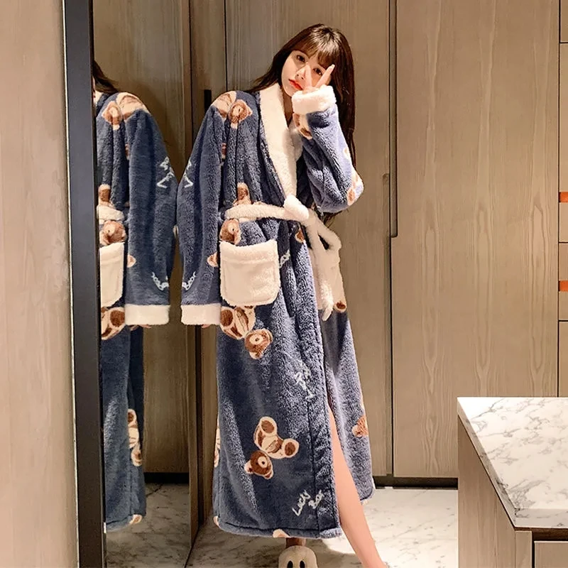 knee length dresses for ladies Olivia Floral Wrap Kimono Robe | Vegan Silk main image 0