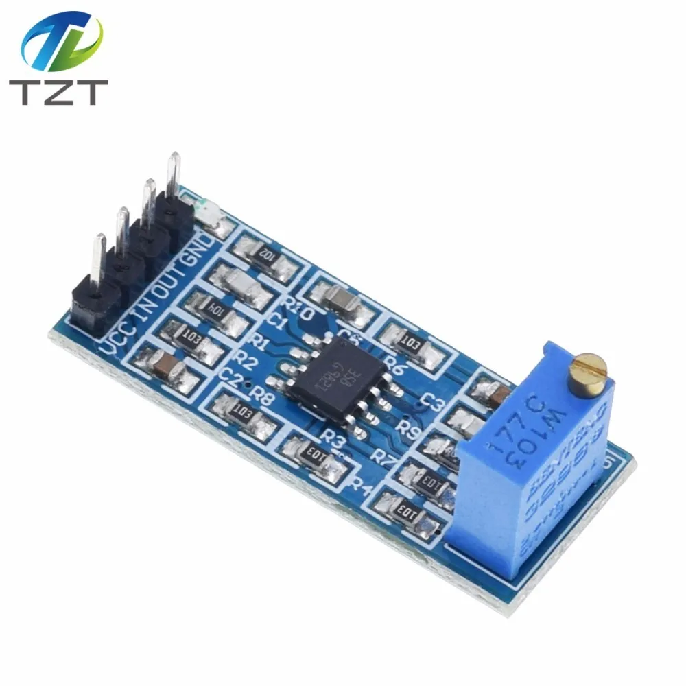 TZT LM358 100 Times Gain Signal Amplification Amplifier Operational Amplifier Module 5V-12V Hot Sale image 5