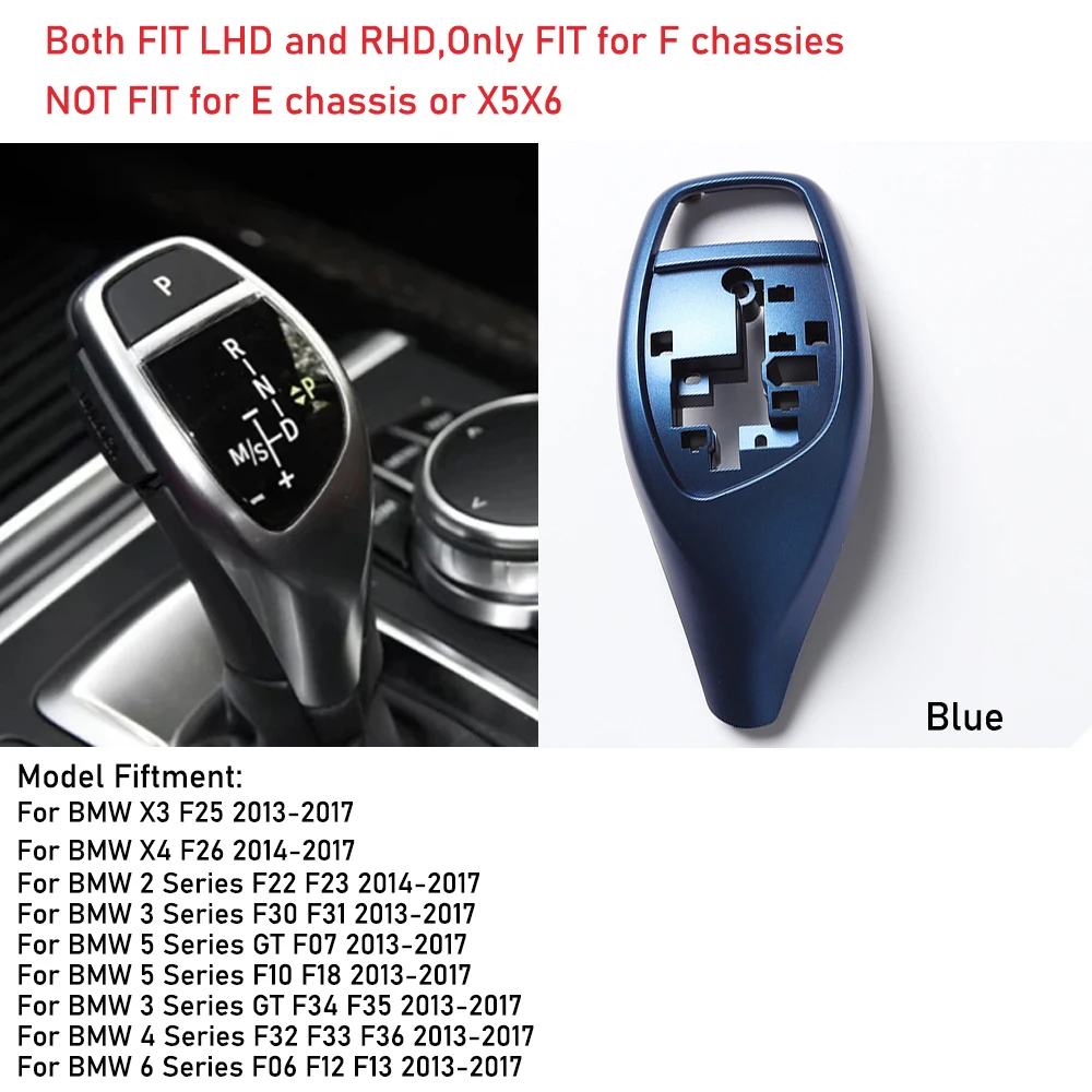 F10 F30 F11 F31 Schaltknaufabdeckung Innenraum-Ersatzteil Schalthebelblende für BMW F32 F33 F34 F36 F06 F12 F20 F22 F25