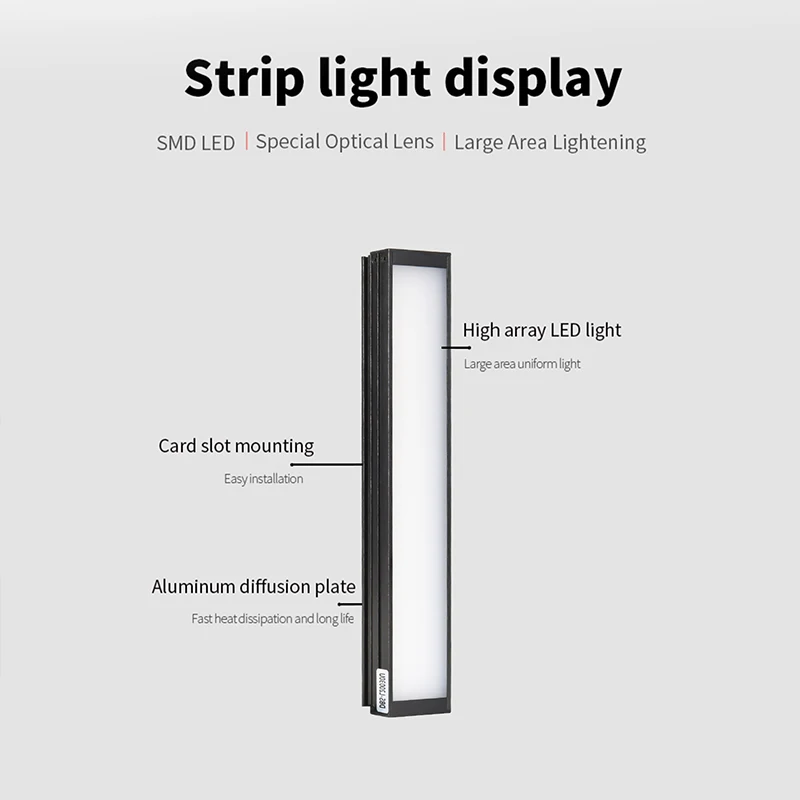 150mm diameter luminous surface 30mm series strip light source machine automation detection LED strip light visual light source