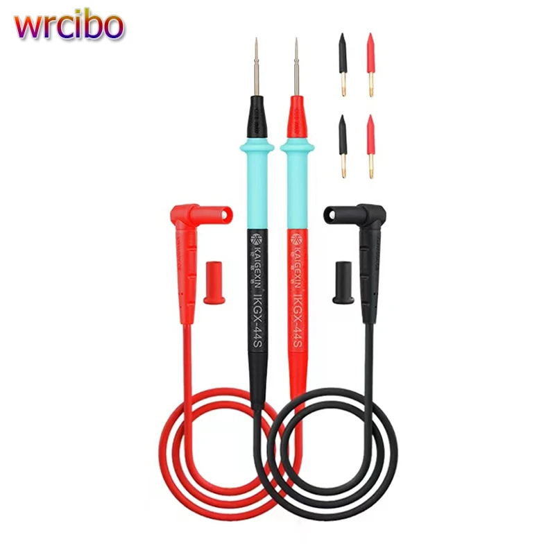 Wrcibo Digital Multimeter Probe Test Leads 1000V 20A Replaceable Probe Superconducting Probe Accurate Measurement Needle Cable