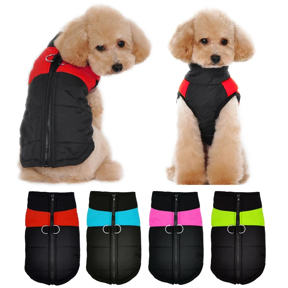 Wasserdichte Winter-Hundekleidung, Warme Haustier-Jacke für Kleine und Mittlere Hunde, Katzen, Welpen, Französische Bulldogge, Chihuahua, Yorkie Kostüm