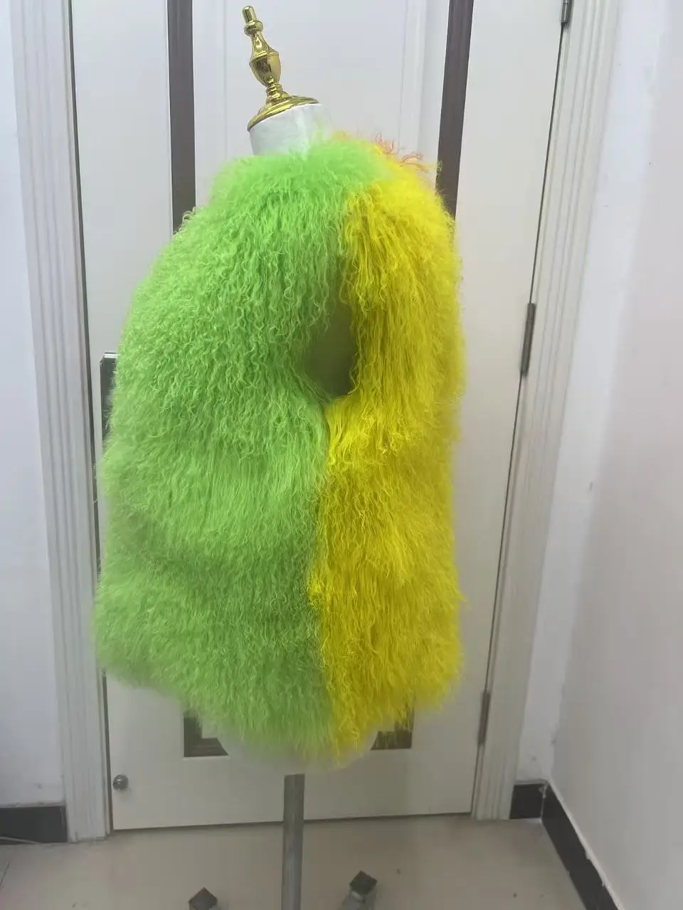 نمط جديد الشتاء أزياء المنغولية صوف الضأن سترة سترة للنساء سترة جلد الغنم الحقيقي الشتاء الدافئ المرأة سترة #2