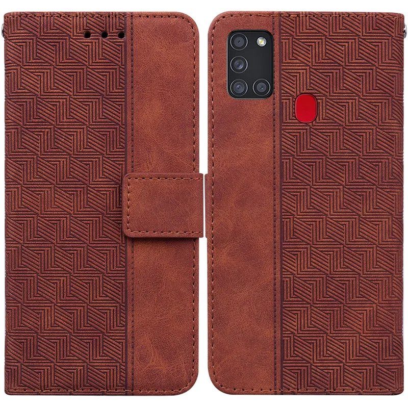 A21S Leather Case For Samsung Galaxy A21S Magnetic Flip Wallet Case Cover For Samsung A21S A21 S SM-A217 Card Slot Phone Cases