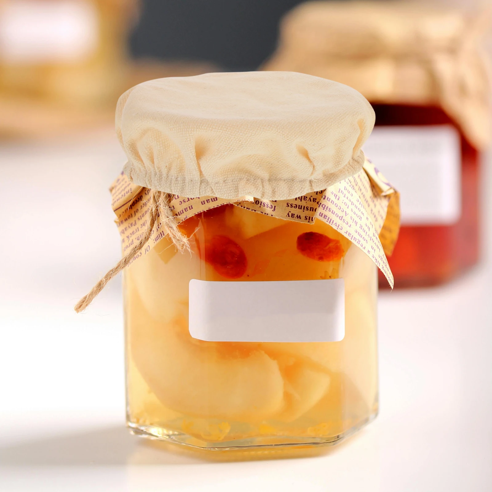 

4pcs Cloth Lids Reusable Replacement Covers 6.5-9Cm Diameter Fermentation Bottles Dust Proof Seal Storage Bottle Covers Glass