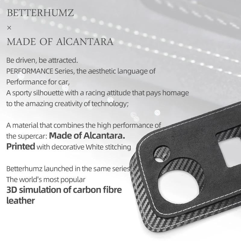 For Ford Mustang GT 2015-2023 Made of Alcantara Roof Front Reading Light Panel Trim Sticker Car Interior Tuning Accessories view 4