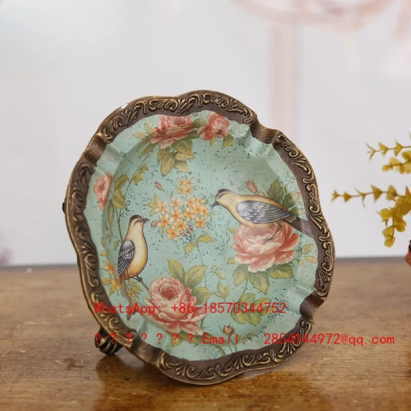 American Retro Ashtray Home Living Room Decoration Ornament Office Resin Personalized Creative Decoration