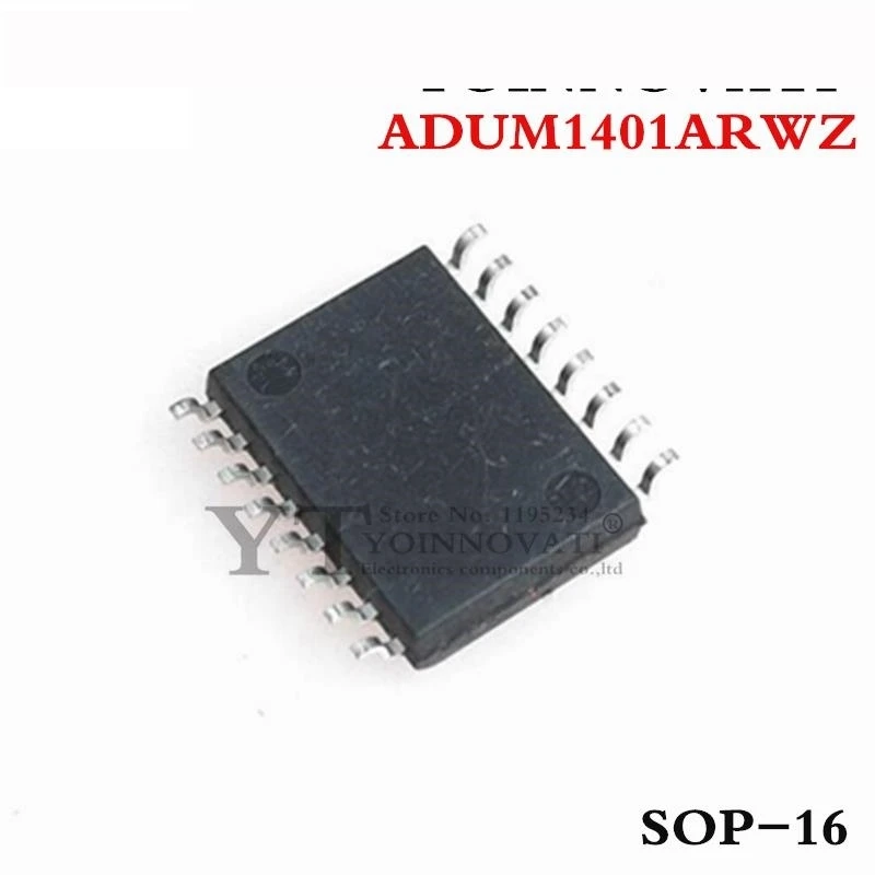 10pieces/Lot ADUM1401ARWZ ADUM1401 ADUM1401A Quad-Channel Digital Isolators 16-SO