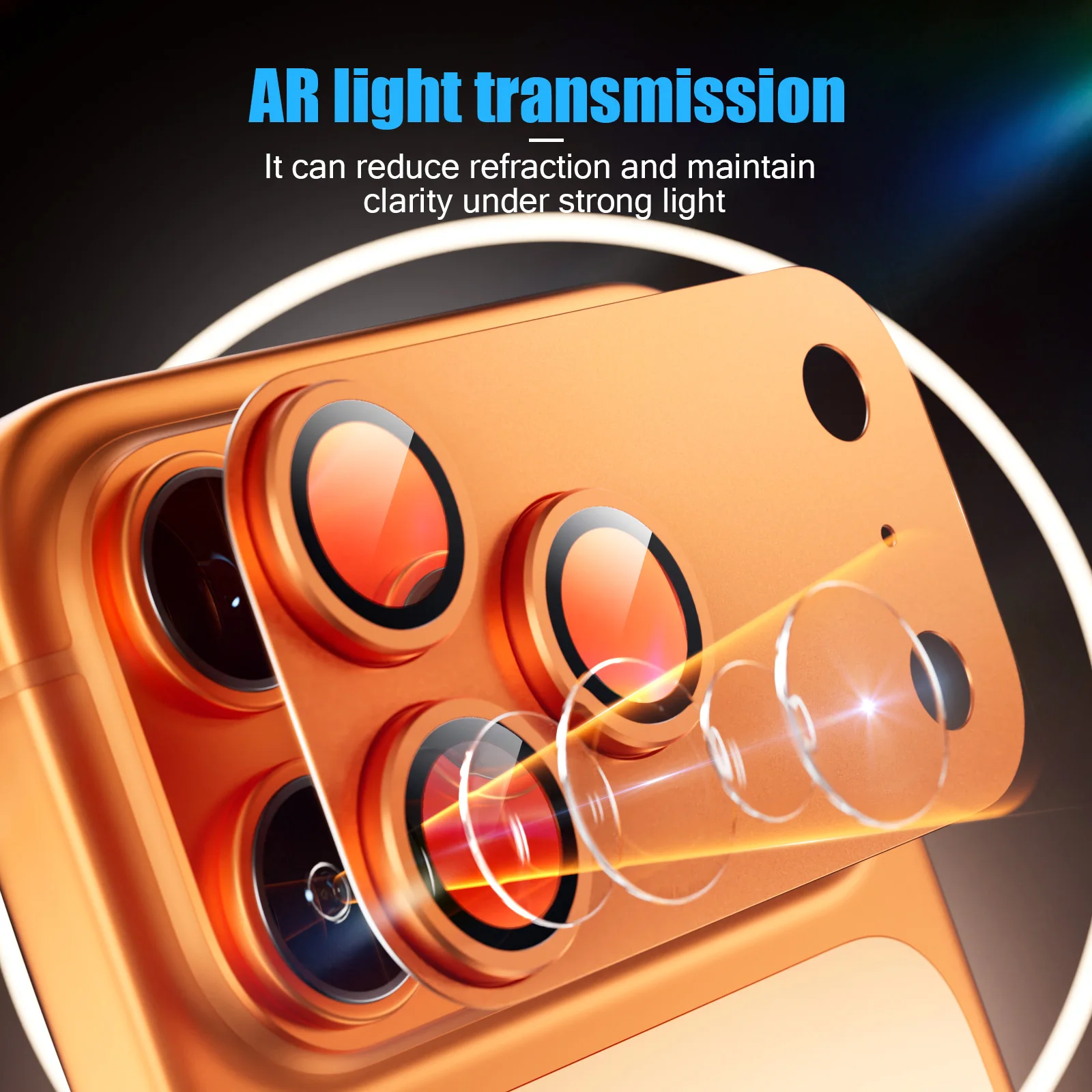 

Metal Protection Camera Lens Protector For iPhone 17 Pro Max Air 17promax 17pro Matte Camera Lens Film Full Protective Cover