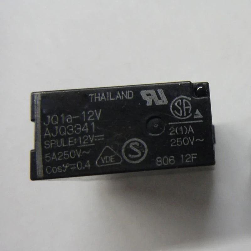 

New 10Pcs/lot relay JQ1A-12V 5A 4PIN