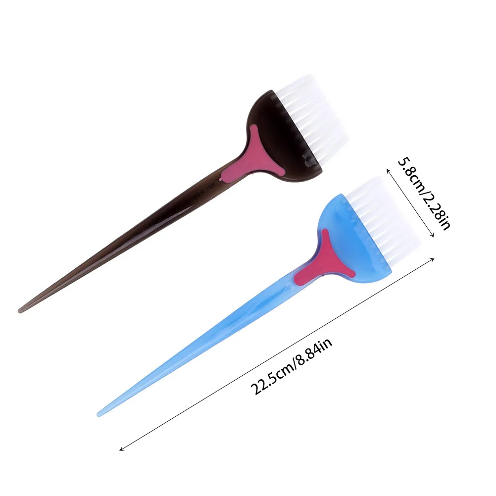 4 шт., кисть для окрашивания, длинная ручка, удобная ручка, легкий для DIY, инструмент для окрашивания волос, аксессуары для салона, аппликатор для краски для волос