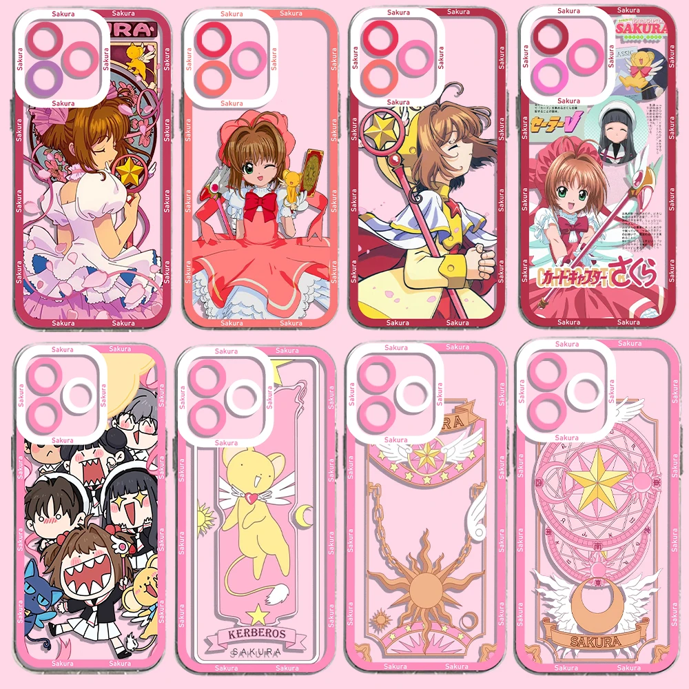 Cardcaptor Sakuras Anime Clear Case For Samsung A73 A72 A71 A55 A52 A51 A50 A42 A35 A33 A32 A31 A30 A24 A23 A22 A13 A05 5G Cover