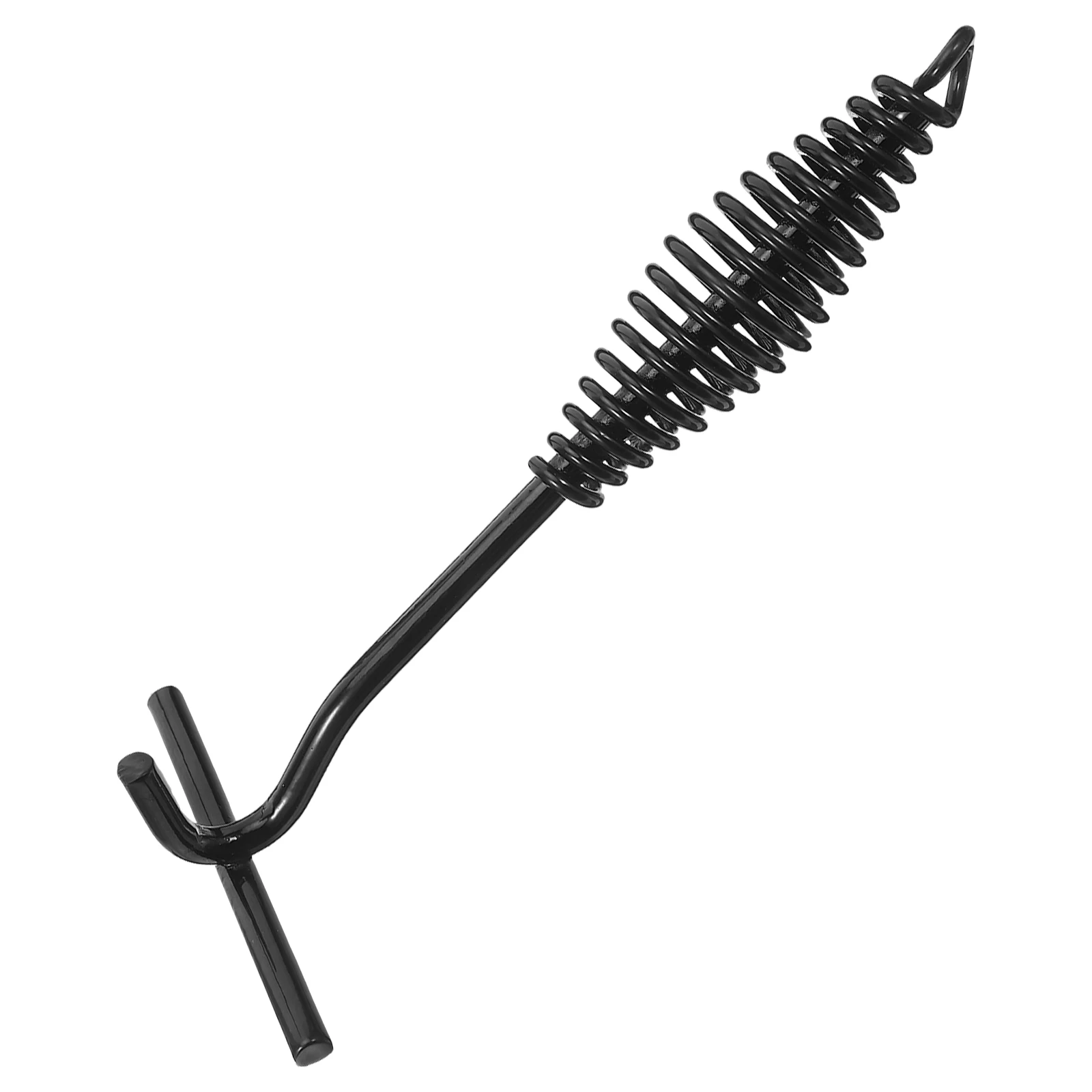 

Black Cast Iron Dutch Oven Lid Lifter Spiral Handle Pot Cover Grabber Support for Camping Cooking Outdoor Bbq Pot Lifter