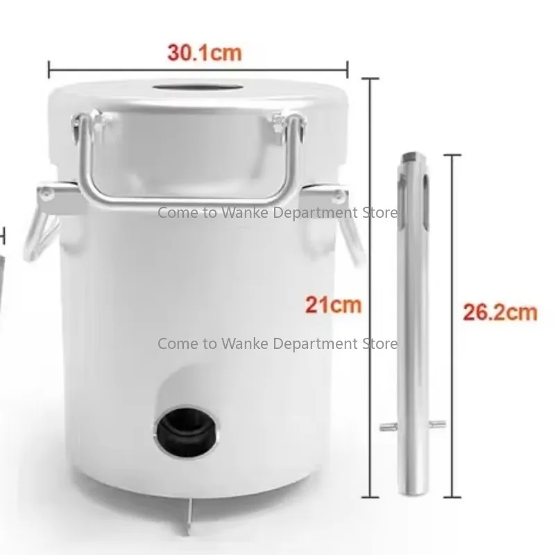 Home 220V Liquefied G-as Melting Furnace Kit for Scrap Metal Recycling Bracket Aluminum Gold Silver Copper Motor Iron Core Clamp