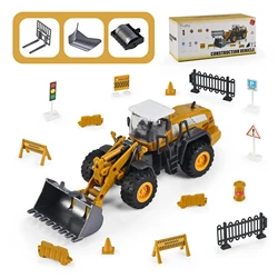 Inertia Bulldozer Set Boys Toys Alloy Car Model Suitable for Multiple Scenarios to Exercise Hands-on Ability Gifts for Kids