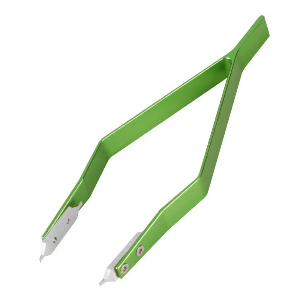 V-förmiger Uhren-Federsteg-Entferner, professionelles Präzisions-Federsteg-Pinzette, stabile Uhrenreparaturwerkzeug aus Aluminiumlegierung