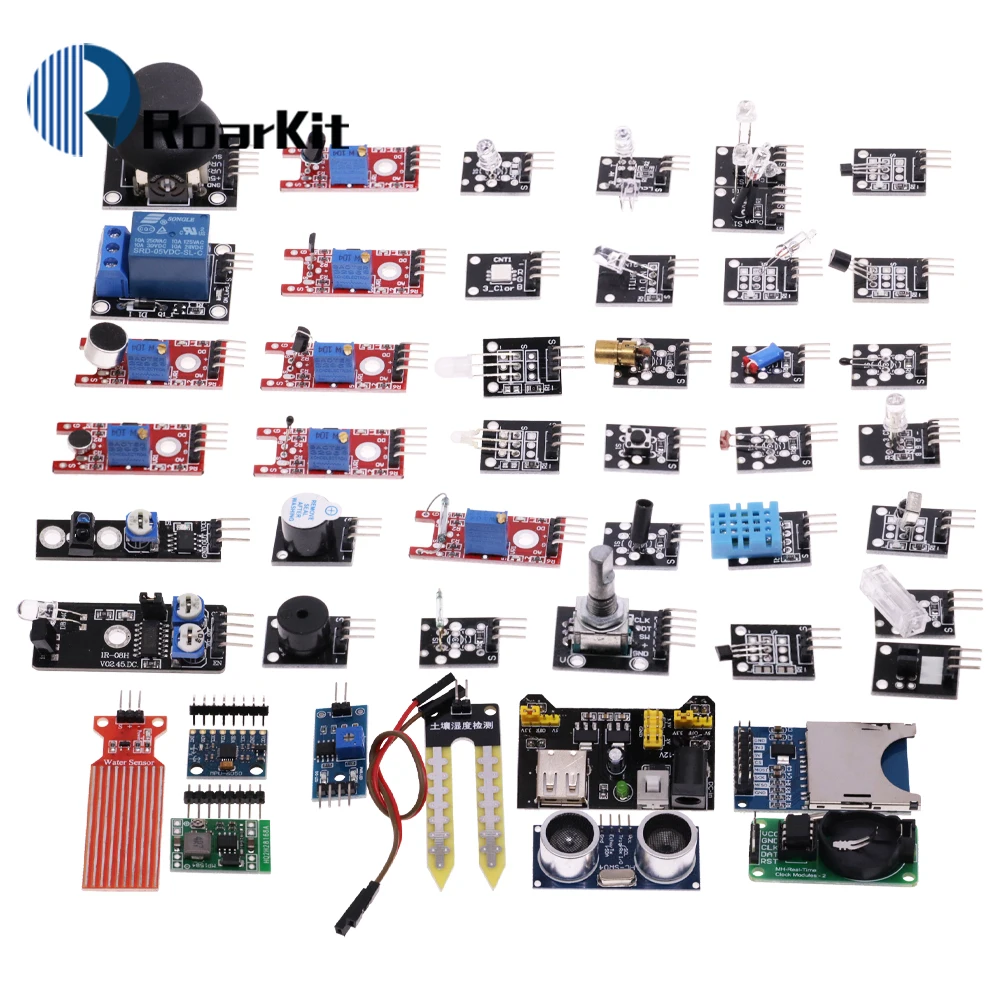 45 in 1 Sensors Modules For Arduino Starter Kit Better Than 37 in 1 Sensor Kit 37 in 1 Sensor Kit For UNO R3 MEGA2560