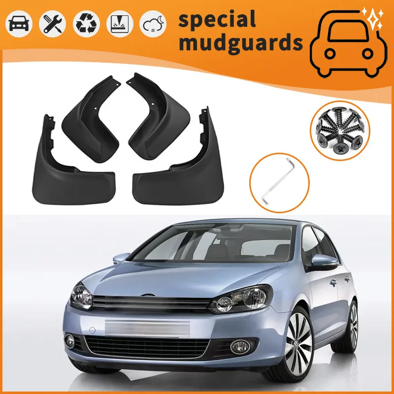 

For 09-20 Volkswagen Golf models Mudguards Fender Mudflaps Front Rear Flares Splash Guards Cover Car Accessorie