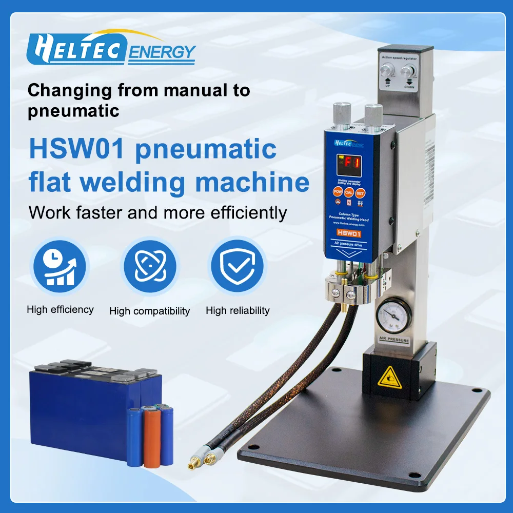 Heltec HT-SW02H 7000A Battery Spot welder/42KW battery spot welding machine with Pneumatic battery weld head/Parallel Weld Head