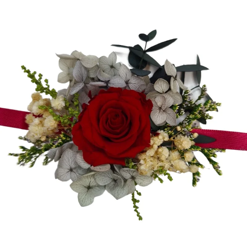 corpetto-di-fiori-immortali-matrimonio-sposa-sposo-damigella-d'onore-fiore-da-polso-matrimonio-genitori-famiglia-fiore-da-polso