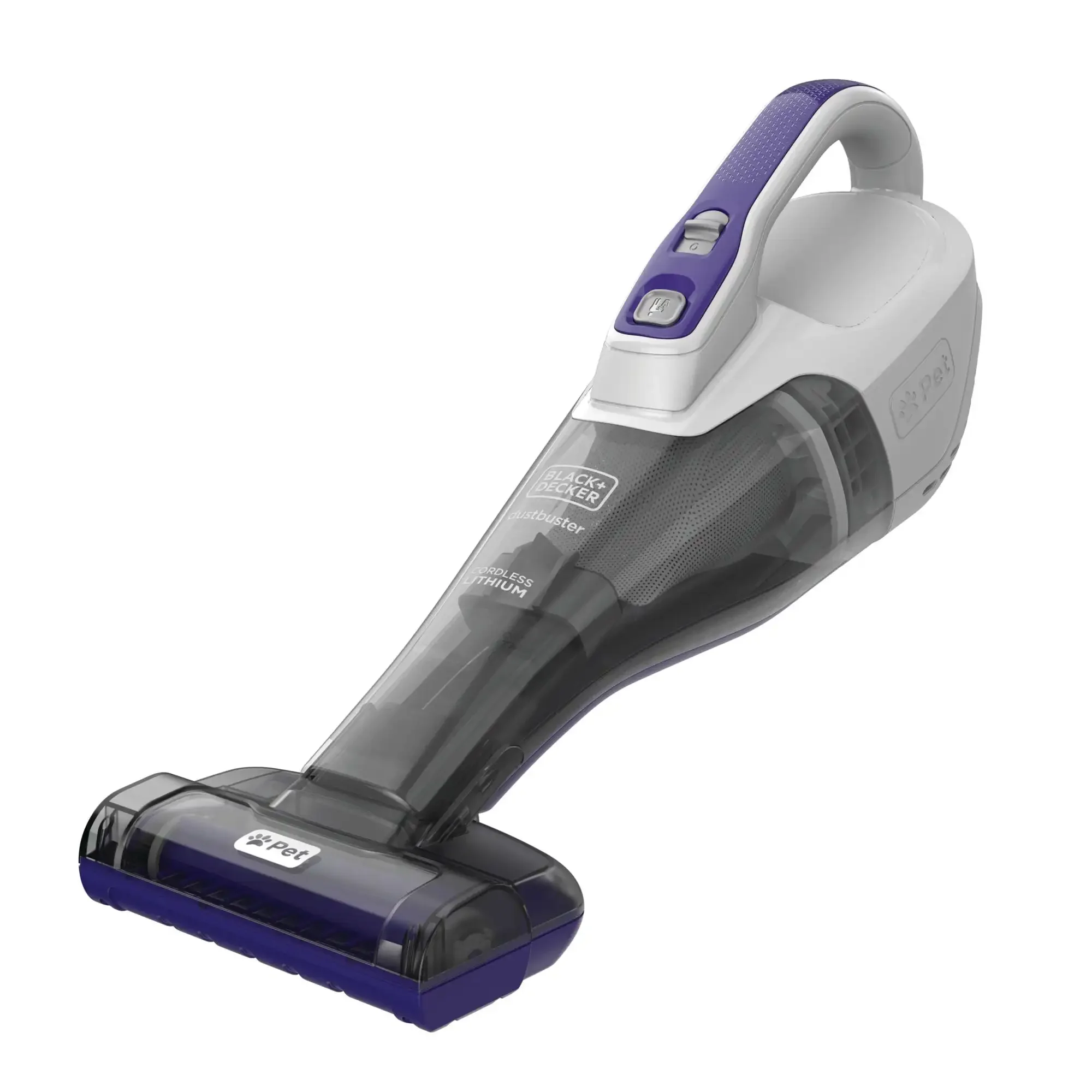 

Cordless Pet Hand Vacuum - Motorized Pet Head & Anti-Tangle Brush