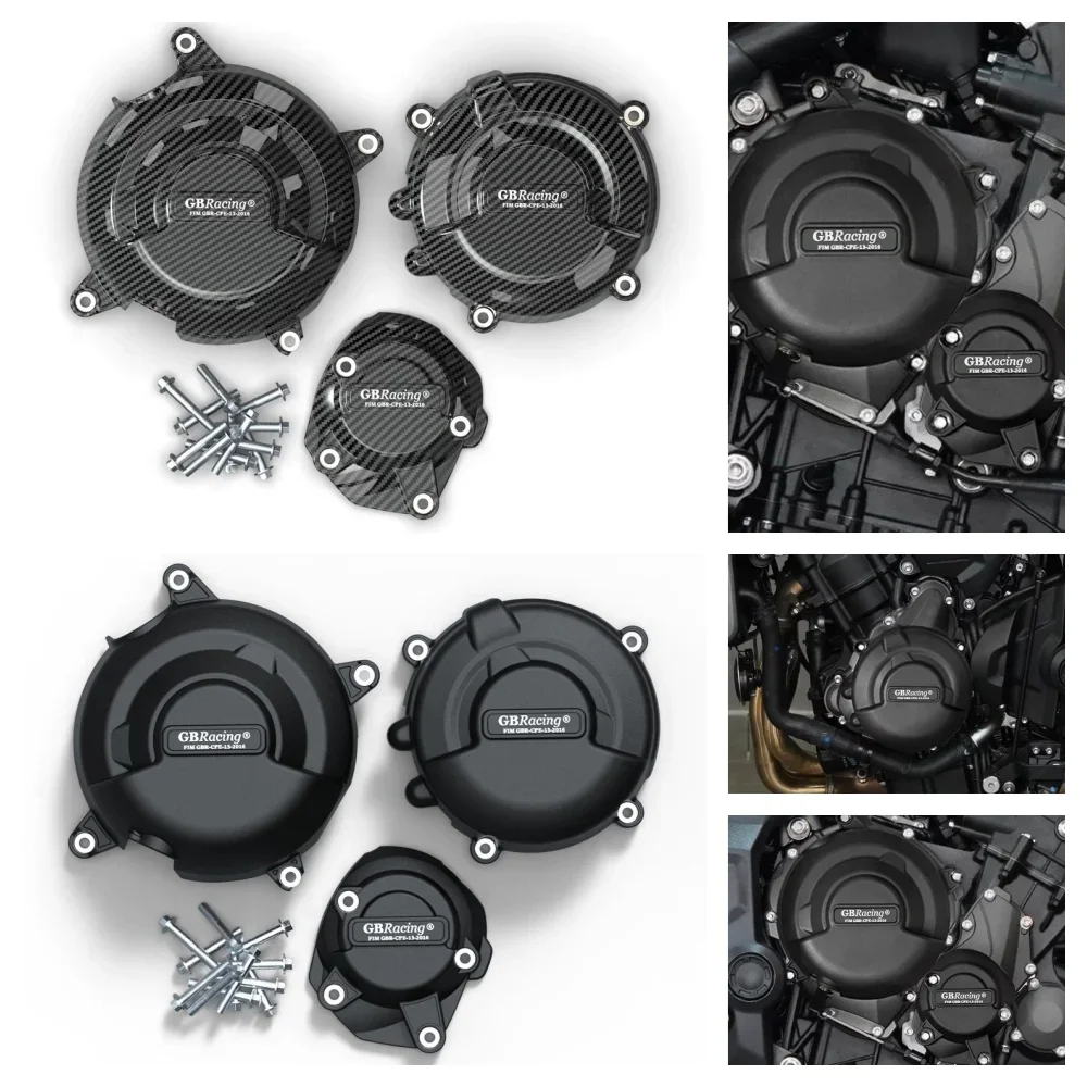 

Trident 660 2021-2022 Tiger sport 600 2022-2023 Daytona 660 2024 для гоночных мотоциклов GB, защитная крышка двигателя для TRIUMPH