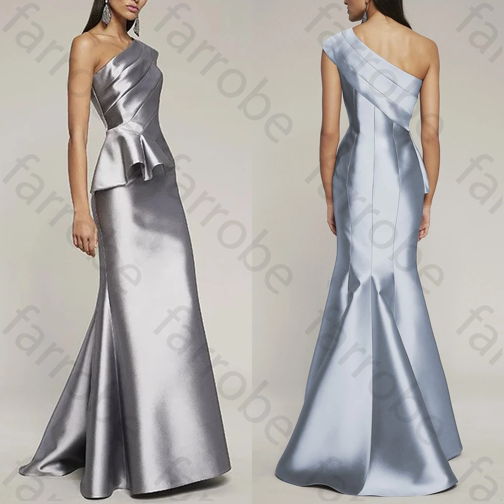 

Customized Elegant One Shoulder Dress A-Line Evening Dresses Occasion Formal Exquisite High Quality Prom Party Gowns for Women