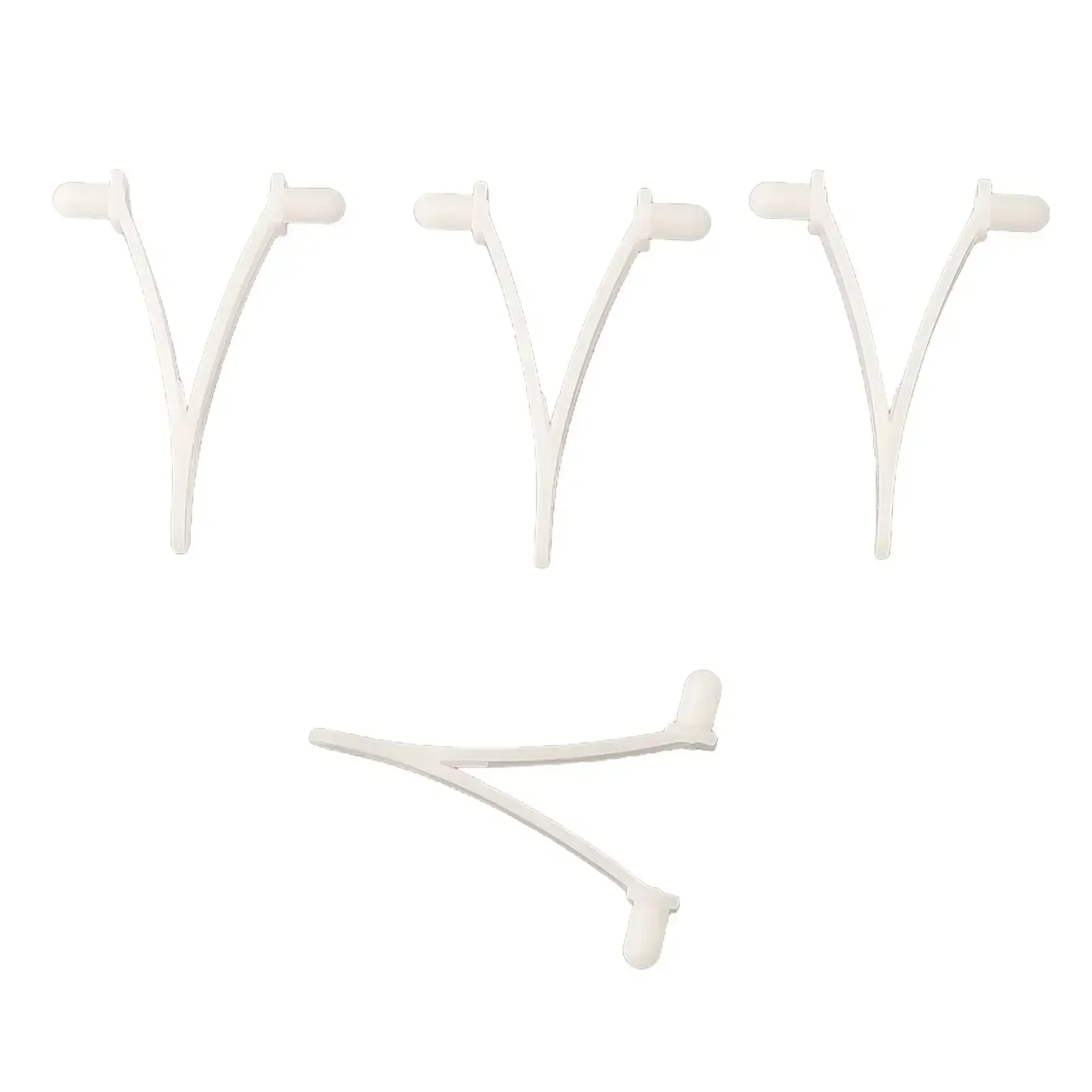 V Style Spring Clip V-clips Swimming Pool Swimming Pool White 4pcs Accessories Cleaning Tool For Telescopic Rod TOOL NEW