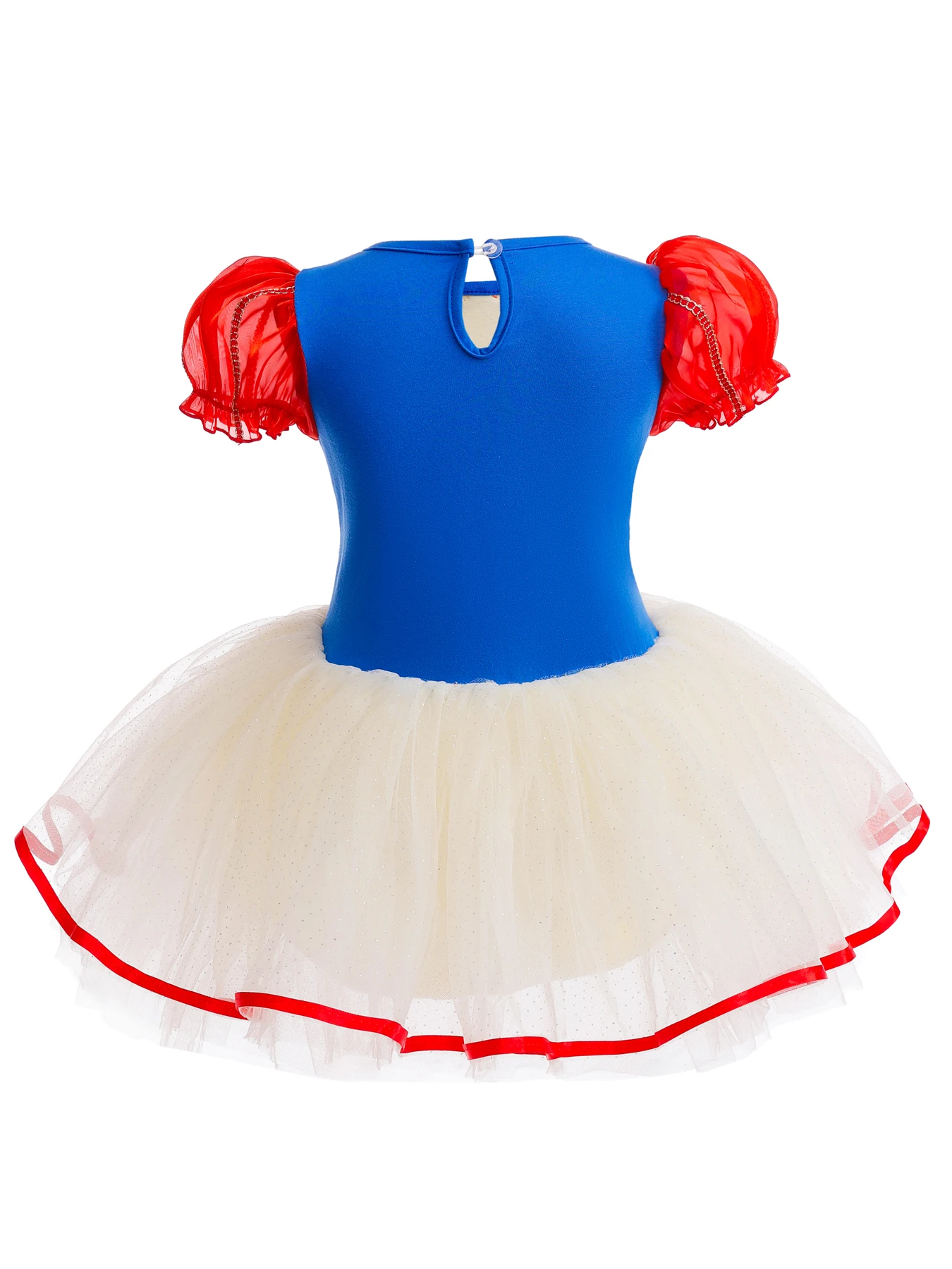 Girls Breathable Short Sleeve Mesh Tutu Cotton Ballet Leotard - Soft, comfortable, flexible fit - Great for ballet, dance and gy