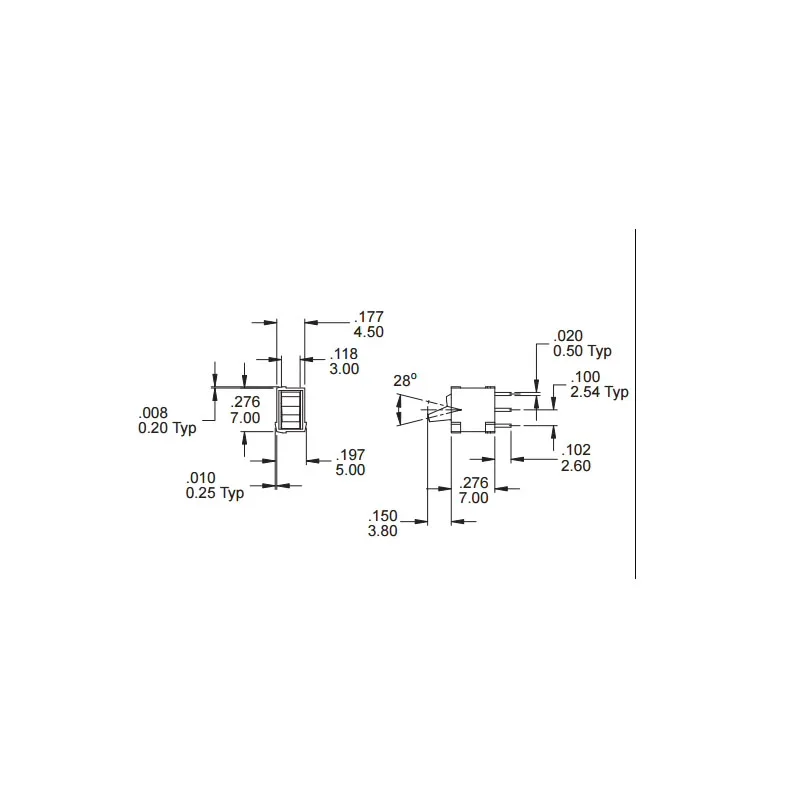 1PCS/LOTS Dailywell 4US1R203M2RNS Miniature Waterproof Button Switch 5-pin 2-position Power Toggle Rocker Rocker Head Crossbuck