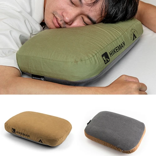 Almohada Cervical de espuma viscoelástica de rebote lento, suave, para acampar al aire libre, viaje, portátil, NoonBreak, soporte para el cuello