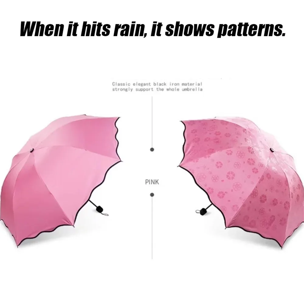 New UV Umbrella with Rainproof Cloth for Man Woman Kids Splash-proof Detachable Raincoat Parasol Paraguas All-around Waterproof